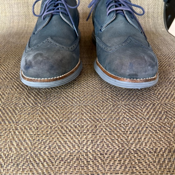 Cole Haan Original Grand Wingtip Oxford Blazer Blue C26473 Shoes Mens Size 10.5M - Picture 8 of 15